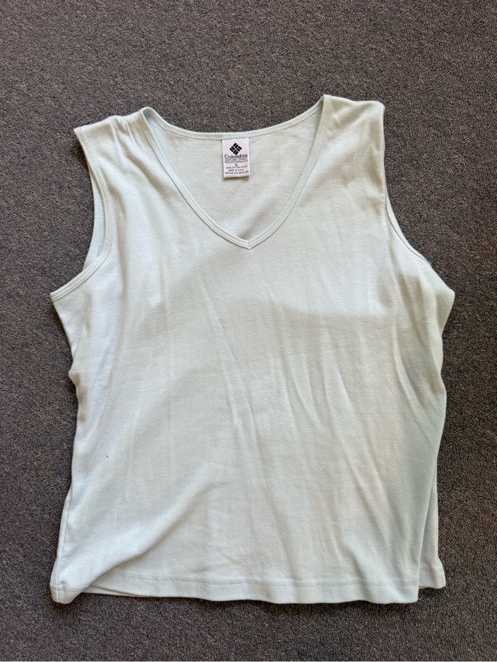 Columbia Women's Light blue V-Neck Sleeveless Tank